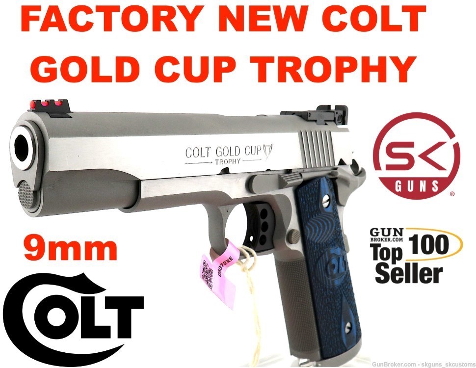 NEW COLT GOLD CUP TROPHY 1911 9mm 9+1rds SKU: o5072XE-img-0