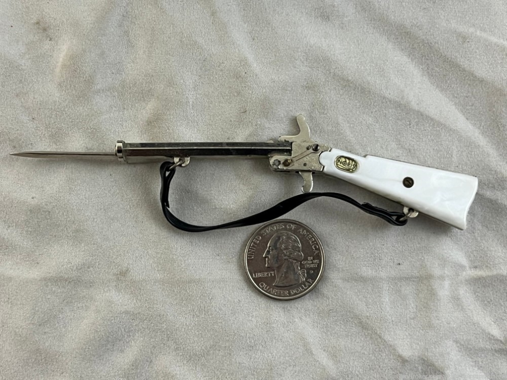 Vintage Noris Germany 2mm Pinfire Bayonet Rifle-img-5