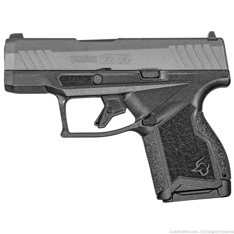 Taurus GX4 9mm Luger Semi Auto Pistol 3.06" Barrel 11 Rounds, Tungsten Gray-img-1