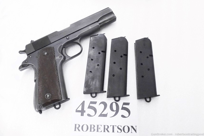 3 Correct WWI Replica Magazines Colt Government 1911 .45 ACP Lanyard Loop-img-0