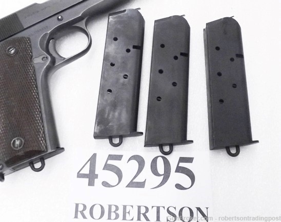 3 Correct WWI Replica Magazines Colt Government 1911 .45 ACP Lanyard Loop-img-11