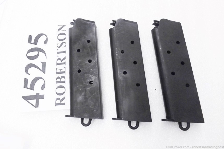 3 Correct WWI Replica Magazines Colt Government 1911 .45 ACP Lanyard Loop-img-19