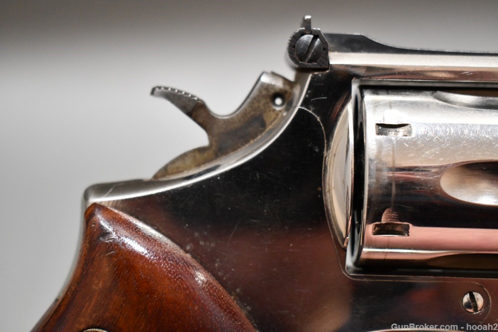 Smith & Wesson Model 19-5 6" 357 Mag Nickel Revolver 1983-img-4