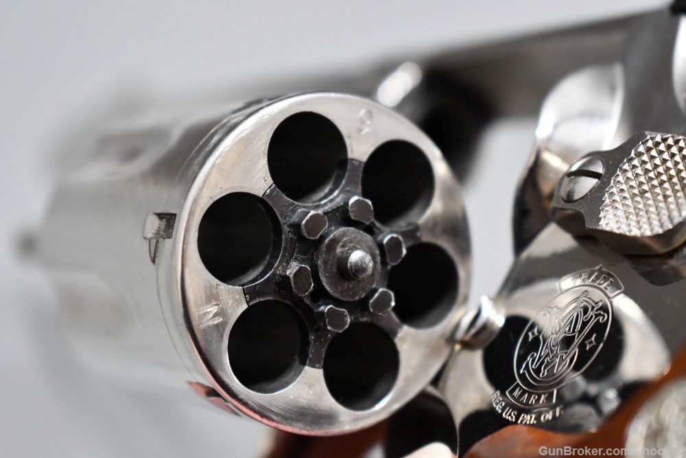 Smith & Wesson Model 19-5 6" 357 Mag Nickel Revolver 1983-img-33