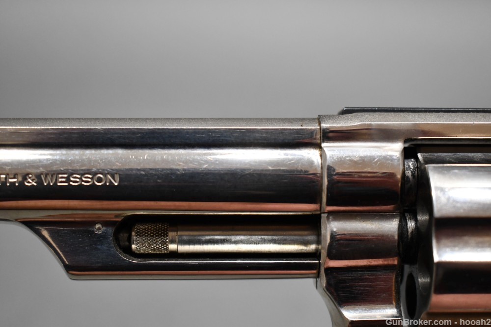 Smith & Wesson Model 19-5 6" 357 Mag Nickel Revolver 1983-img-14