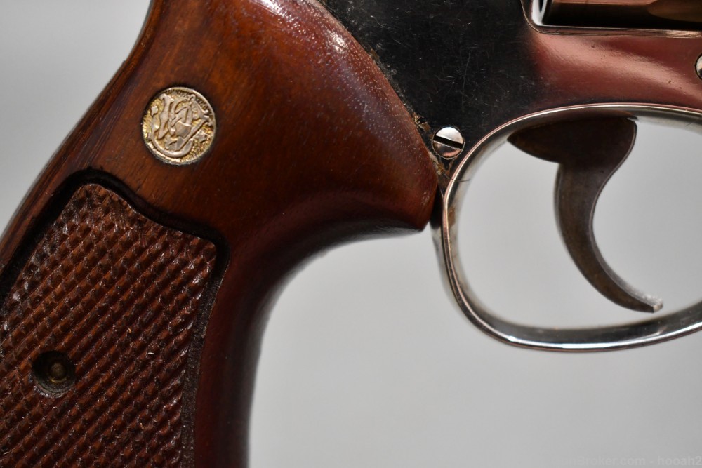 Smith & Wesson Model 19-5 6" 357 Mag Nickel Revolver 1983-img-3