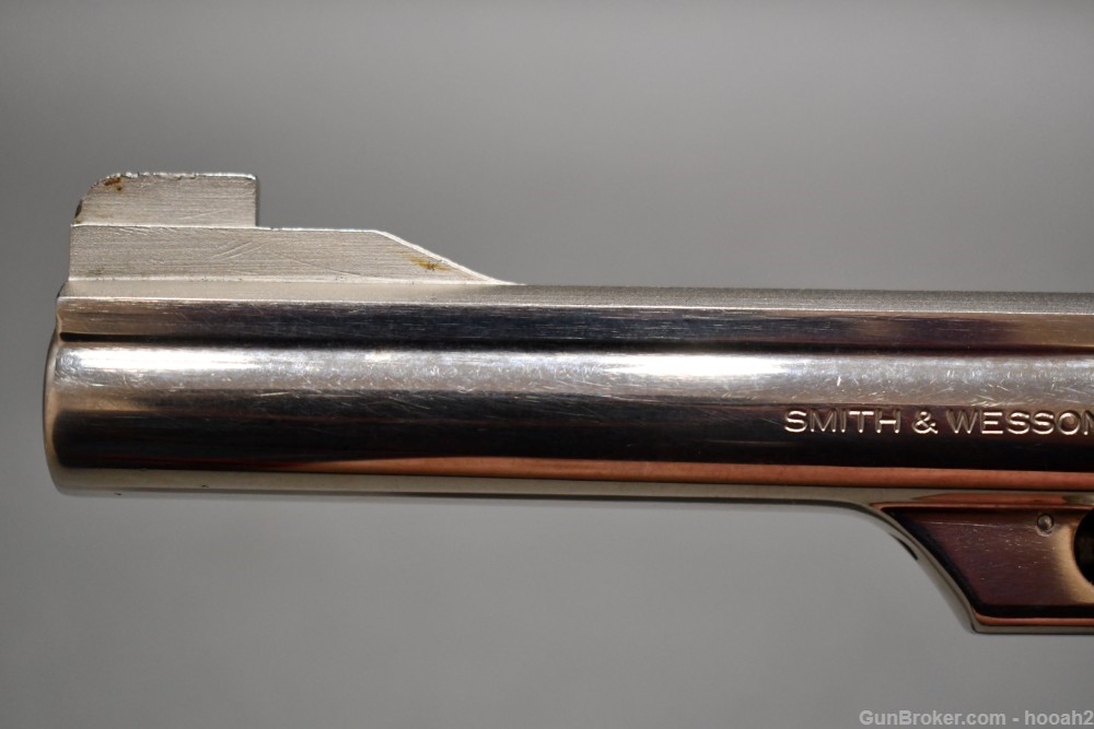 Smith & Wesson Model 19-5 6" 357 Mag Nickel Revolver 1983-img-15