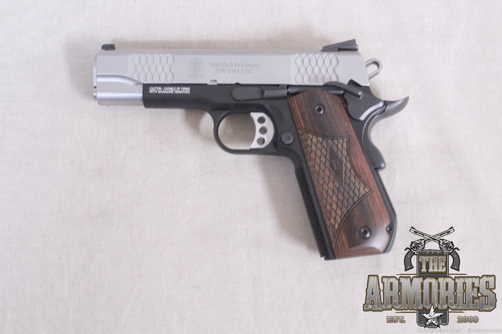 Smith & Wesson 1911SC E-Series .45 ACP SAO 4.25” 108485 NIB .-img-0