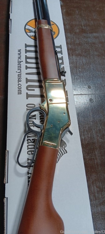 HENRY BIG BOY .45LC LEVER ACTION RIFLE BRASS NEW!-img-4