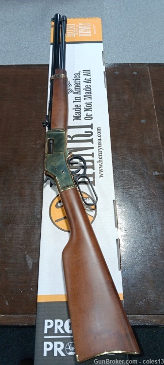 HENRY BIG BOY .45LC LEVER ACTION RIFLE BRASS NEW!-img-1