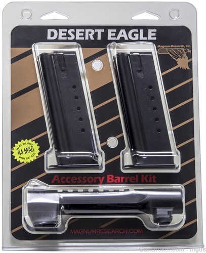 MAGNUM RESEARCH DESERT EAGLE MKXIX 44MAG 6" BBL TUNGSTEN w /2-8RD MAGS-img-0