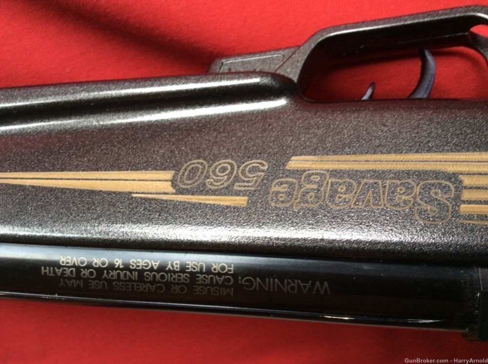 Savage made in Spain Model 560 plastic stock pellet Rifle breakdown 177cal -img-4