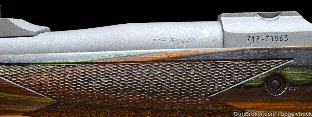 Ruger 77 Hawkeye 375 Ruger (NIB) w/Box of Hornady ammo-img-20