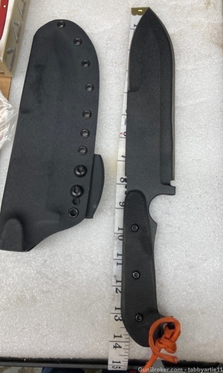 ShadowTech black fixed blade knife -img-3