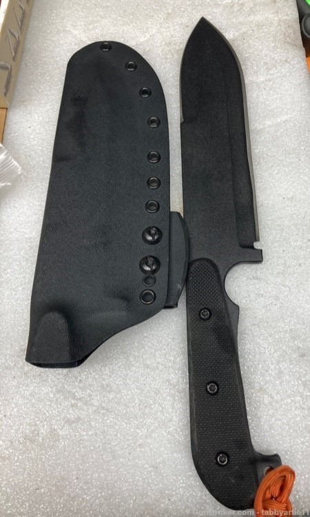 ShadowTech black fixed blade knife -img-2