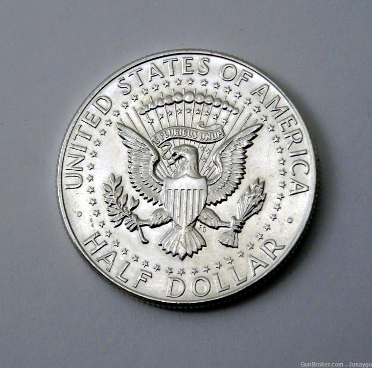 1964 Kennedy Half Dollar Uncirculated 90% Silver, Item dn-img-5