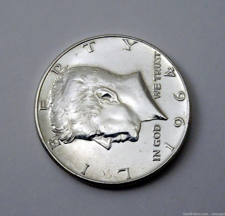 1964 Kennedy Half Dollar Uncirculated 90% Silver, Item dn-img-3