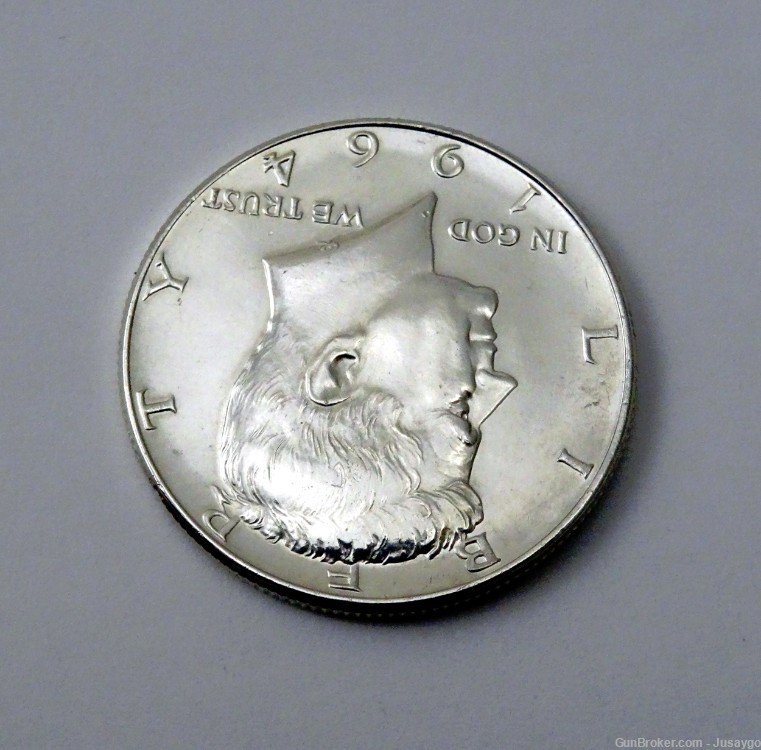 1964 Kennedy Half Dollar Uncirculated 90% Silver, Item dn-img-2