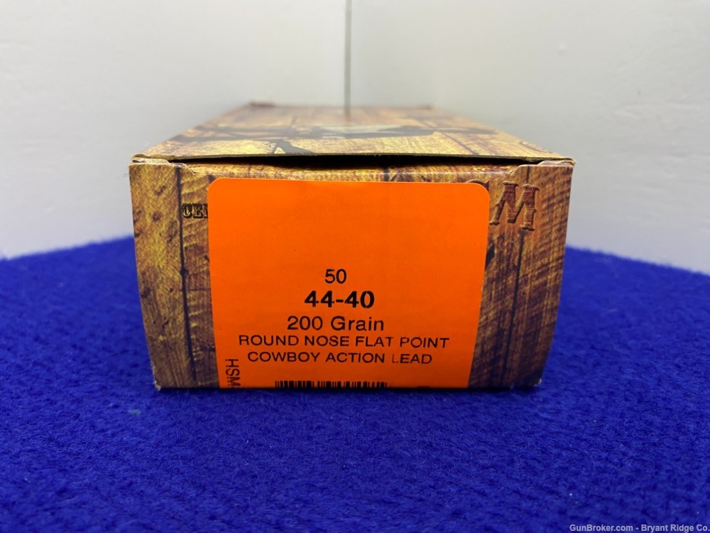 HSM .44-40 Win 200 Grain RNFP 50-Rounds *AWESOME COWBOY AMMUNITION*-img-3