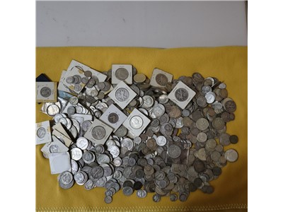 Silver Coins,12.132 Pounds, 194.112 ounces, mixed grades and Mints.