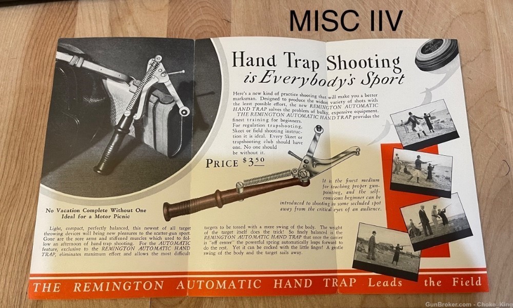 Remington Vintage Automatic Hand Trap Brochure-img-2