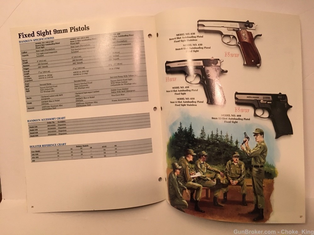 S&W All Models Product Pistol Revolver Catalog 1984-img-9
