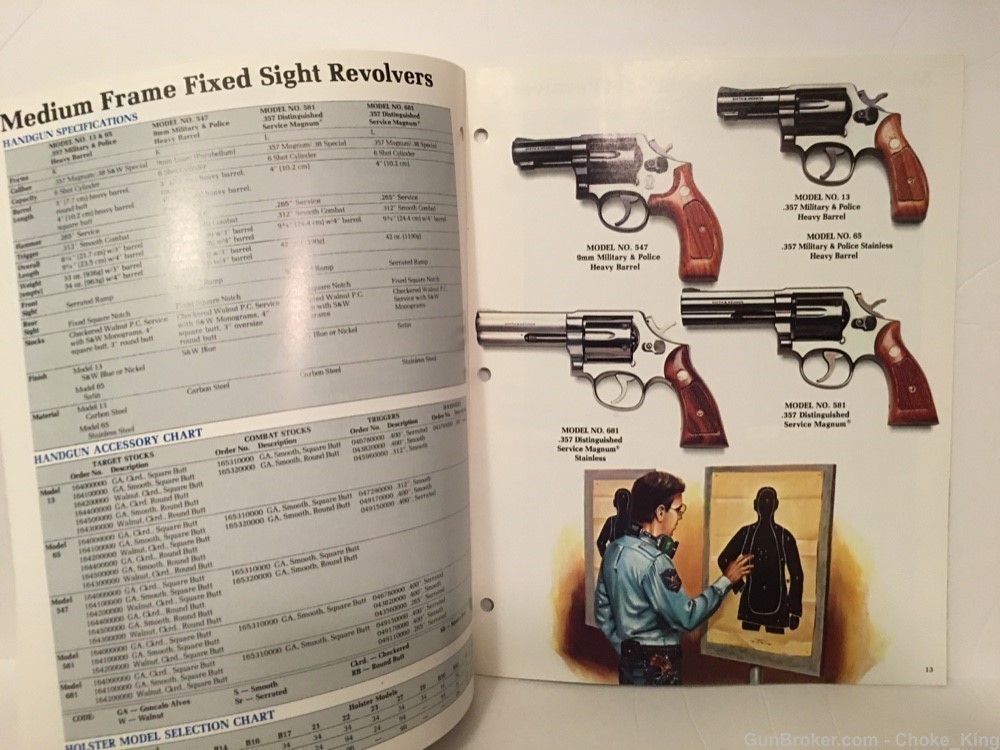 S&W All Models Product Pistol Revolver Catalog 1984-img-4