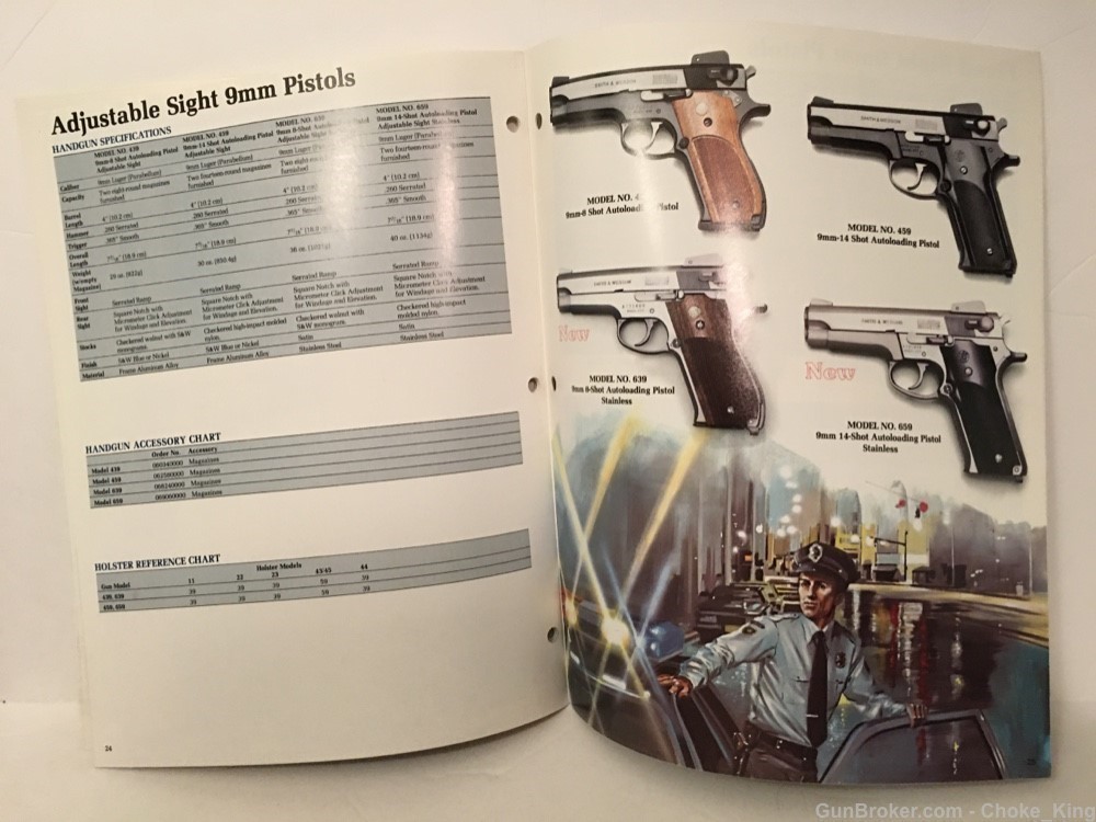 S&W All Models Product Pistol Revolver Catalog 1984-img-8