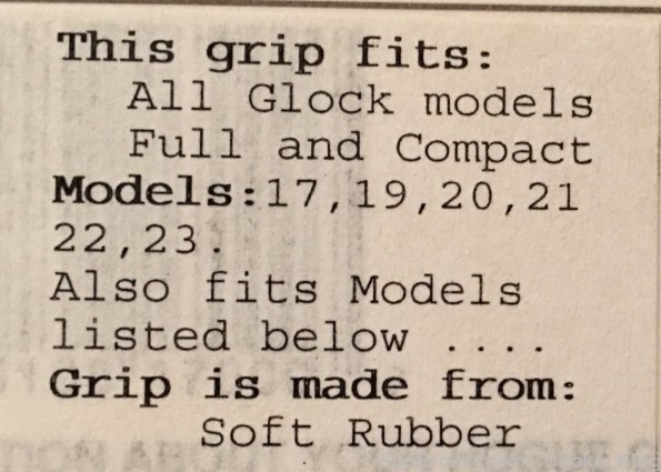New Non-Slip ALL Glock Models Hogue Grips 17 19 etc-img-2