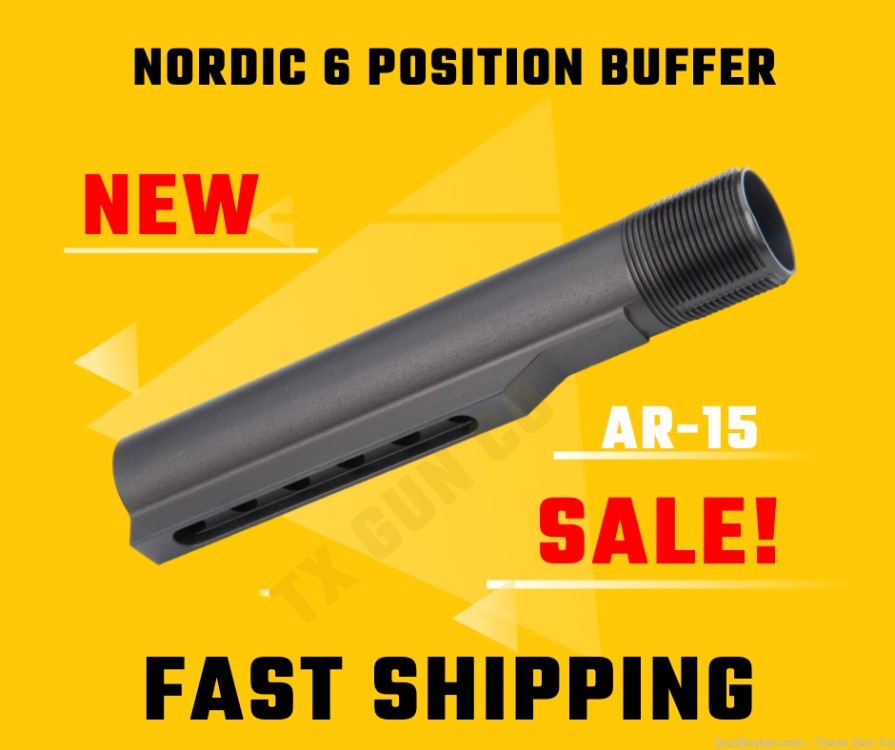 Nordic 6 Position Mil Spec Buffer Tube for AR Rifles Pistols 15-BFRTUBE-img-0