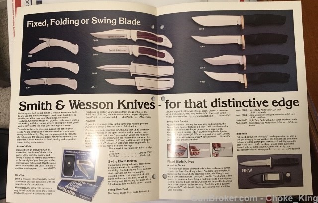 Orig S&W Knives Catalog Knife Price list Smith & Wesson-img-3