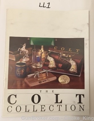 Original Colt Firearms Collectables Catalog Flyer-img-0