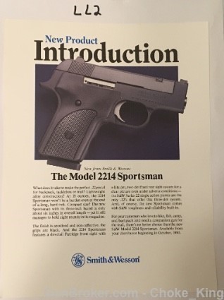 S&W Model 2214 Sportsman .22 Intro Product Flyer-img-0