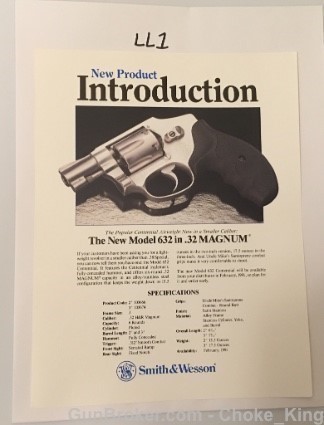 S&W Model632 .32 Magnum Intro Product Flyer-img-0