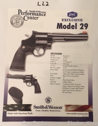 S&W Model 29 Performance Center .44 Intro Flyer-img-0