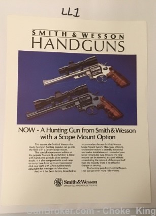 S&W Model 29 629 Scoped .44 Intro Product Flyer-img-0
