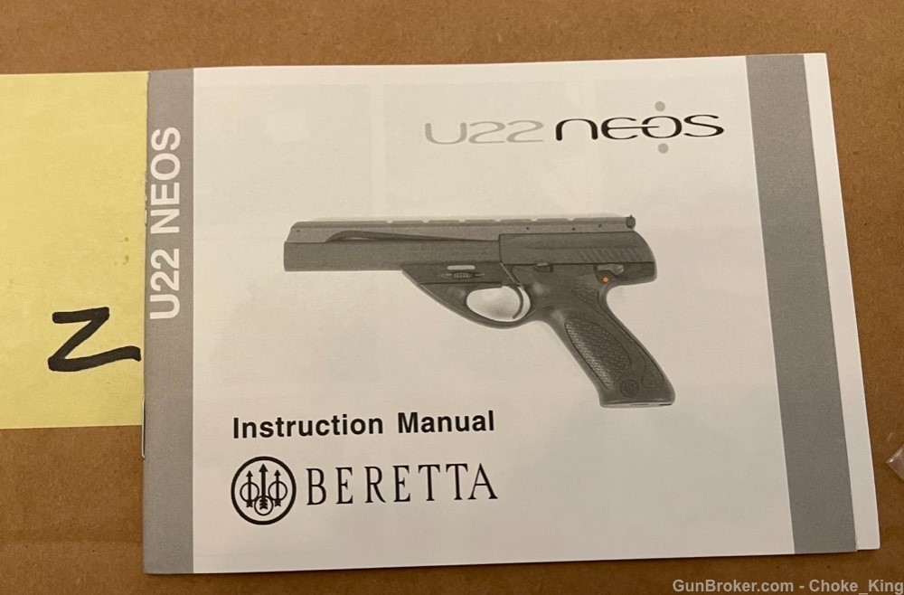 Beretta U22 Neos Owners Instruction Manual -img-0