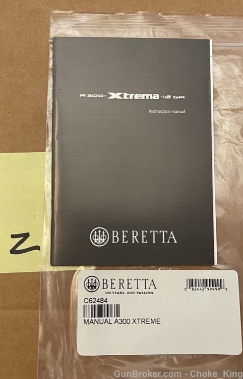 Beretta A300 Owners Instruction Manual -img-0