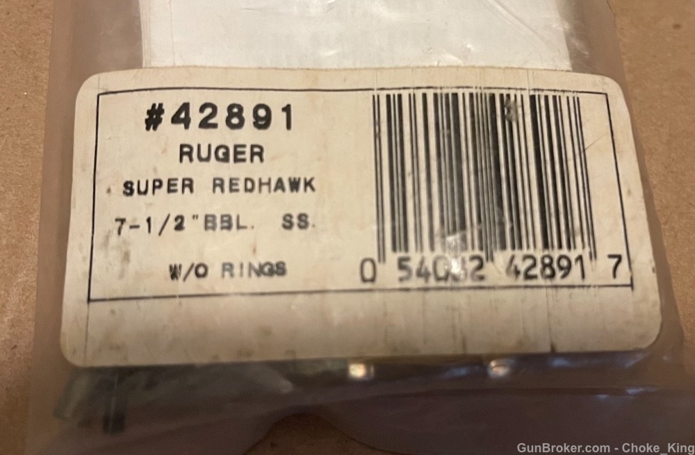 NEW B Square 42891 Ruger Super Redhawk 7 1/2” BBL Scope Mount-img-0