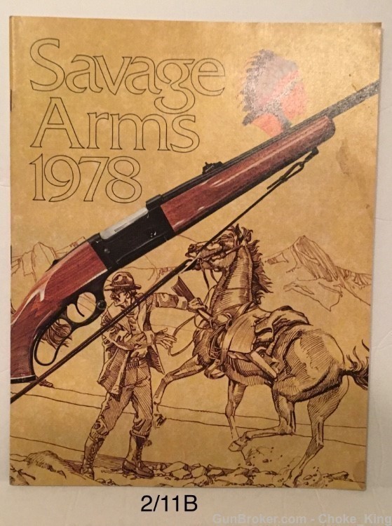 Original All Models 1978 Savage Arms Product Catalog-img-0
