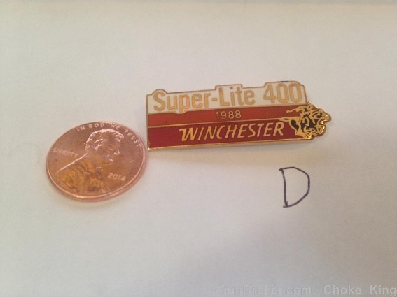 Winchester Shotgun Shell Lapel Pin Tie Tack 1988-img-0