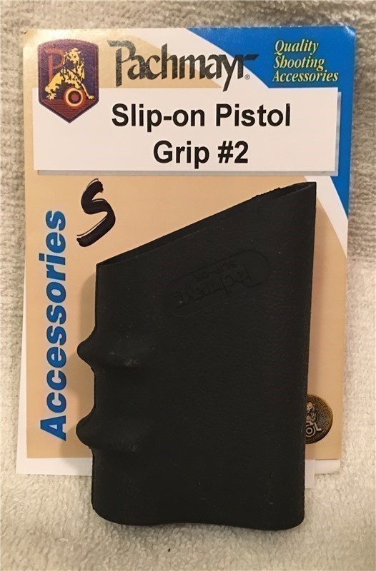 New Pachmayr #2 Slip-On Pistol Grip Non-slip-img-0
