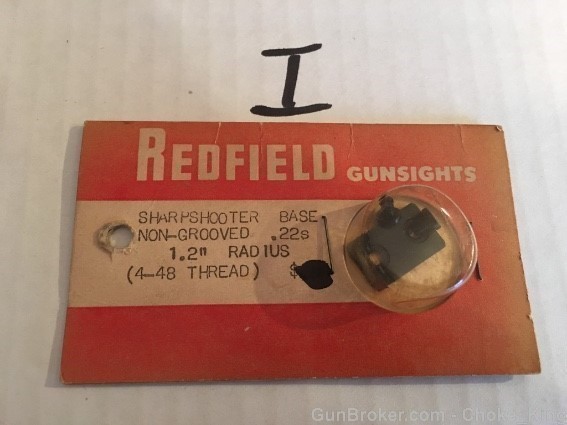 Redfield Gunsight Sharpshooter Base Non Groved .22-img-0