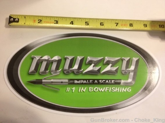 Muzzy 10" Impale a Scale Bowfishing Sticker-img-0
