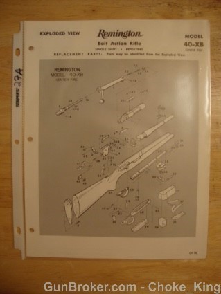 Remington Schematics Model 40 XB Rifle-img-0