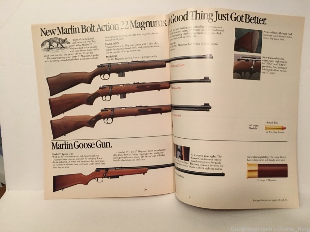 Marlin Sporting Firearms 1989 Product Catalog-img-9