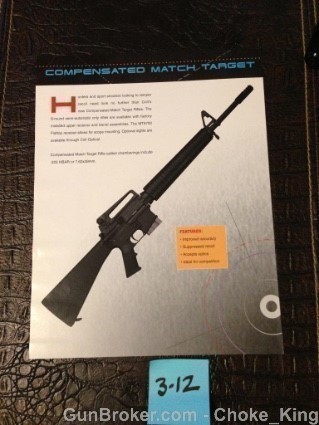 Colt Compensator Match Target AR-15 Intro Flyer-img-0