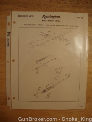 Remington Schematic + Parts List  Model SPT 78-img-0