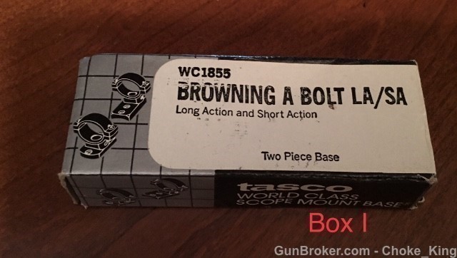 Browning A Bolt LA SA two piece Scooe Base-img-0