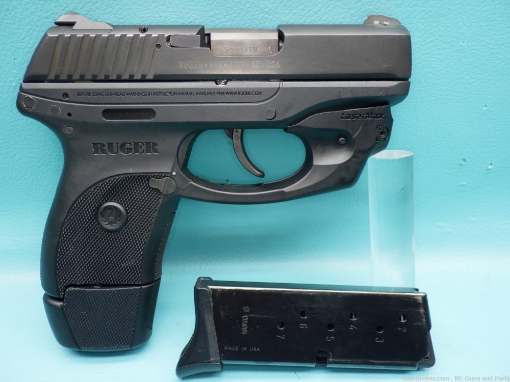 Ruger LC9 9mm 3"bbl Pistol MFG 2012 W/ Laser & 2 Mags-img-0